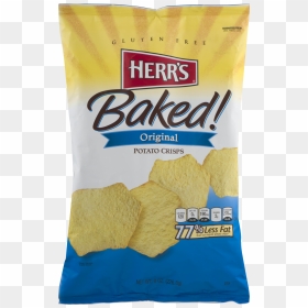 Herr"s Baked Potato Crisps, 9 Oz - Herr's Chips, HD Png Download - potato chip png