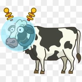 Spacecow - Space Cow Png, Transparent Png - vhv