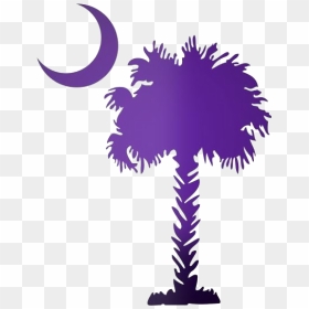 Moon Tree Png - Clip Art Palmetto Moon, Transparent Png - moon drawing png