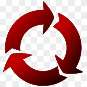 Transparent Circle Arrows Png - Recycling Gif Transparent, Png Download - circle arrows png