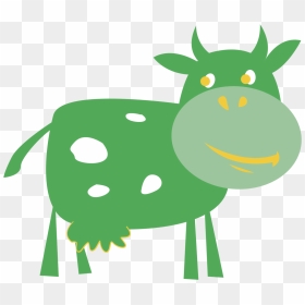 Cartoon, HD Png Download - cartoon cow png
