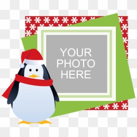 Personalized Christmas Banner - Cute Christmas Penguins Png Transparent, Png Download - cute banner png