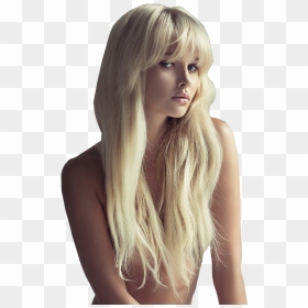 Hot Girl With Bangs, HD Png Download - blonde girl png