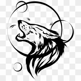 Wolf Tattoo Design Transparent, HD Png Download - wolf tattoo png