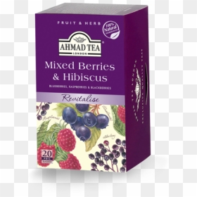 Ahmad Tea Mixed Berries And Hibiscus, HD Png Download - blackberries png