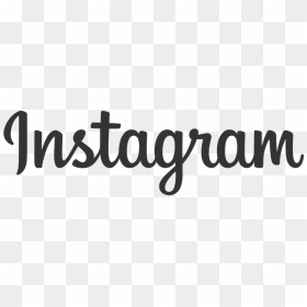 Instagram Logo Text Png, Transparent Png - instagram vector png