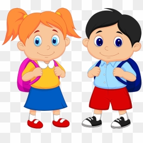 Summer Vacation Dates - Student With School Bag Clipart, HD Png Download - student clipart png