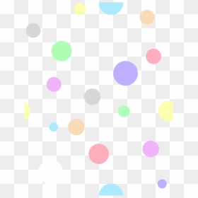 Polka Dots Soft Colors - Colorful Polka Dots Png, Transparent Png - polka dot background png