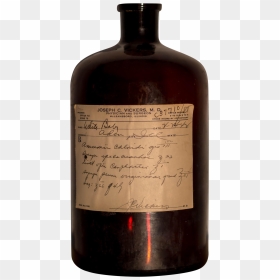 Antique S Prescription Medical Bottle Chairish - Wine, HD Png Download - prescription bottle png