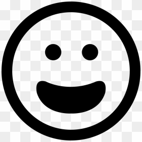 Happy Smiling Emoticon Face With Open Mouth - Charing Cross Tube Station, HD Png Download - smiling mouth png