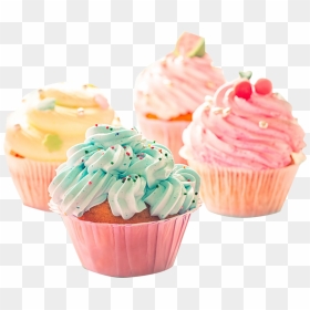 Romantic Pink Cake Decoration Vector - Muffine Fond D Écran, HD Png Download - cupcake vector png