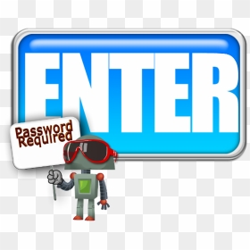 Password, HD Png Download - enter png