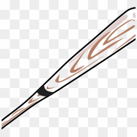 Baseball Bat Clipart Clip Art At Clker Vector Online - Baseball Bat Black And White Clipart, HD Png Download - baseball bat clipart png