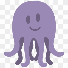 Smiling Octopus Clipart - Cartoon, HD Png Download - smiling mouth png