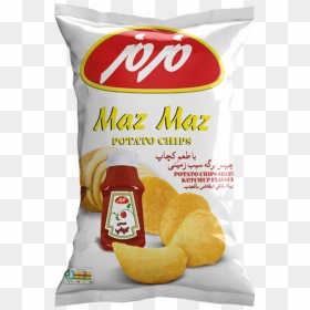 Potato Chips - Ketchup Flavor - Maz Maz Chips, HD Png Download - potato chip png