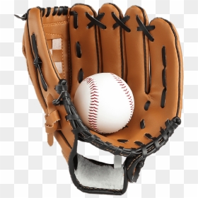 Baseball Bat Clipart Brown Thing - Baseball Glove Transparent Background, HD Png Download - baseball bat clipart png