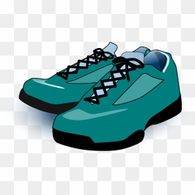 Black Shoes Clipart, HD Png Download - tennis shoe png