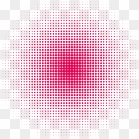 Gradient Radial Halftone, HD Png Download - puntos png