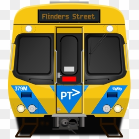Edi Comeng Train With A Front Door - Train From The Front Png, Transparent Png - train front png