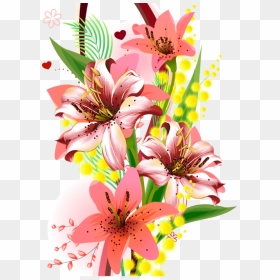 Flowers Tube Png Everywhere - Flores Para Estampar En Tela, Transparent Png - colorful flowers png
