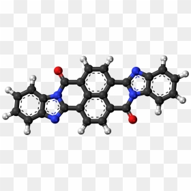 Trans-perinone Molecule Ball - Indigo Compound, HD Png Download - soccer ball png image