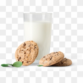 Peanut Butter Cookie, HD Png Download - milk glass png