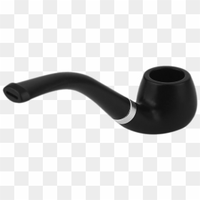 Black Pipe - Tobacco Pipe, HD Png Download - smoking pipe png