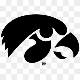 Iowa Hawkeye Logo Png - Black Iowa Hawkeye Logo, Transparent Png - hawkeye logo png