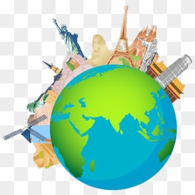Travel Earth Globe Png Free Download - Earth Is Lock Down, Transparent Png - earth planet png
