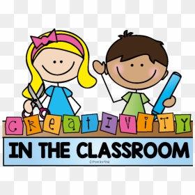 Classroom Supplies Cliparts Free - Creativity Clip Art, HD Png Download - student clipart png