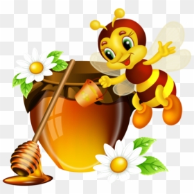 Transparent Background Honey Jar Clipart, HD Png Download - dripping honey png