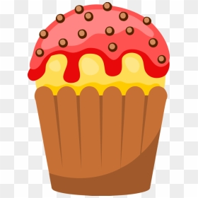 Food,baking Cup,muffin - Baking, HD Png Download - cupcake vector png