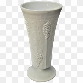 Vintage Colony Harvest Design Milk Glass Vase On Chairish - Vase, HD Png Download - milk glass png