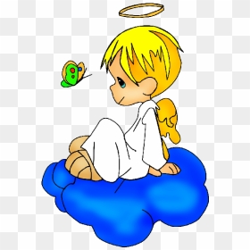 Baby Angel Clipart - Angels Cartoon, HD Png Download - baby angel png