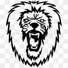 Illustration Clipart , Png Download - Drawing Lion Roar, Transparent Png - lion roaring png