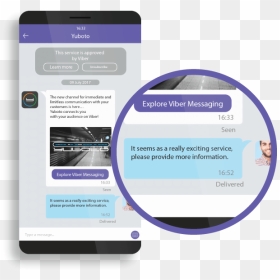 Twoway Viber Messaging - Iphone, HD Png Download - viber logo png