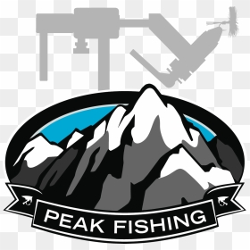 Peak Fishing Logo Prv-g2 Rotary Vise - Fishing, HD Png Download - mountain peak png