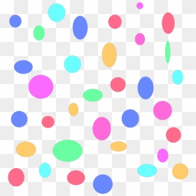 Dots Polkadot Hairstencil Pastel Colorful - Circle, HD Png Download - polka dot background png