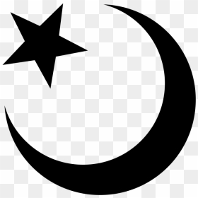 Crescent Moon And Star Hd , Png Download - Transparent Crescent And Star, Png Download - islam png