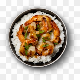 Shrimp Bowl - Waba Grill Shrimp Bowl, HD Png Download - bowl of rice png