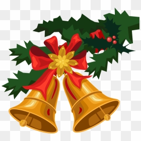 Christmas Bell Clipart - Illustration, HD Png Download - jingle bell png