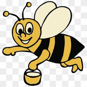 Forager Bee, HD Png Download - cartoon bee png