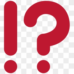 Question Mark And Exclamation Point Png, Transparent Png - red exclamation point png