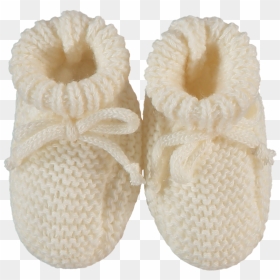 Knitted Newborn Booties - Baby Booties Transparent Background, HD Png Download - baby shoes png