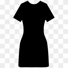 Classic Woman Lady Dress - Little Black Dress, HD Png Download - woman in dress png