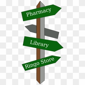 Signpost In Color Clip Arts - Plang Jalan Vektor, HD Png Download - sign post png