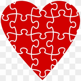 Guarantee Clipart Heart - Heart Jigsaw Puzzle Clip Art, HD Png Download - jigsaw puzzle png