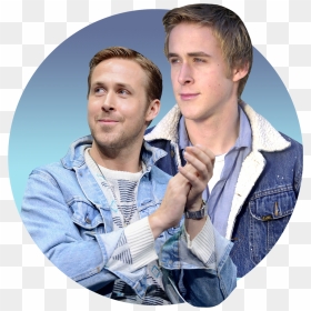 A Photo Illustration Of Ryan Gosling In Jean Jackets - Ryan Gosling, HD Png Download - ryan reynolds png