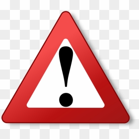 Warning Sign, HD Png Download - red exclamation point png