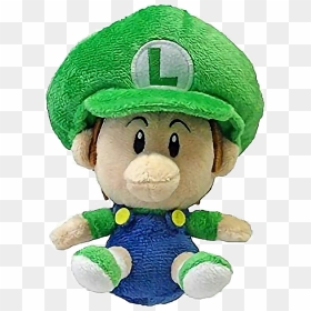 Baby Mario And Baby Luigi Toy Clipart , Png Download - Baby Luigi Plush, Transparent Png - baby toy png